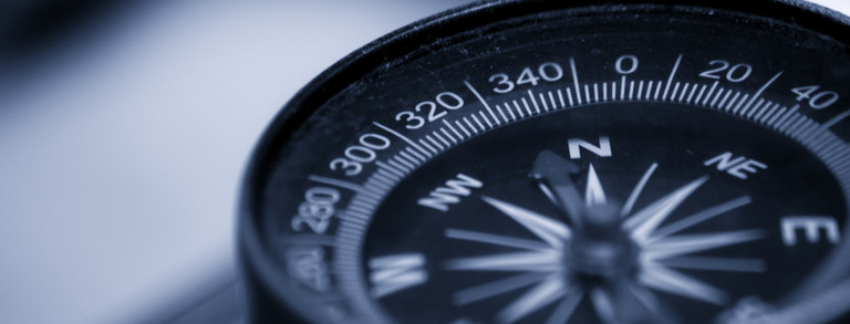 Headerbild Unternehmensführung - Kompass
