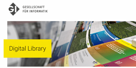 Logo der digitalten Bibliothek der Gesellschaft für Informatik