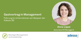 Gastvortrag von Anna Lippe in Management