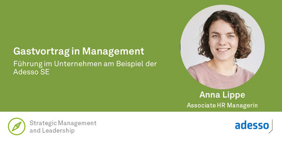 Anna Lippe holds guest lecture in Management