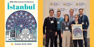 Gruppenfoto Professur Unternehmensführung auf der SMS in Istanbul