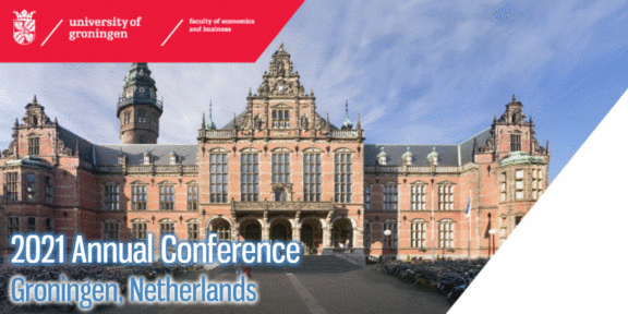 Logo of the Annual Conference in Corporate Governance in Times of Disruption at the university of Groningen