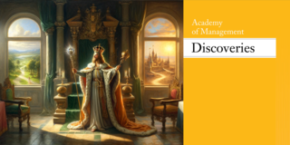 Academy of Management Discoveries Bild zu "Multi-CEOs: A Legitimacy Perspective on Executives Leading Multiple Firms" im Journal Academy of Management Discoveries (AMD)